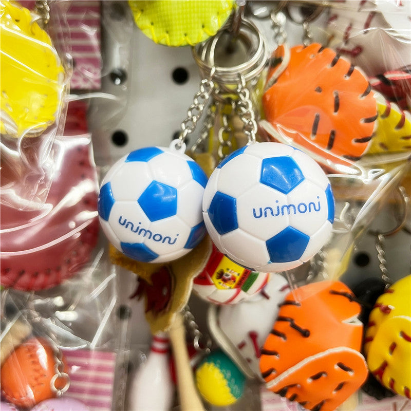 Wholesale ABS Mini Football Keychain